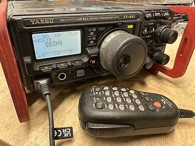 YAESU FT-897D  ALL MODE TRANSCEIVER BOXED & WIDEBANDED With FC-30 Tuner • £510