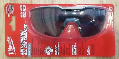 £8.66 • Buy Milwaukee Safety Glasses Tinted Lenses 48-73-2015 - NEW !!
