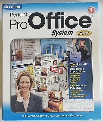 Perfect Pro Office System 2007 NetZero Microsoft Office Compatible Applications • $25