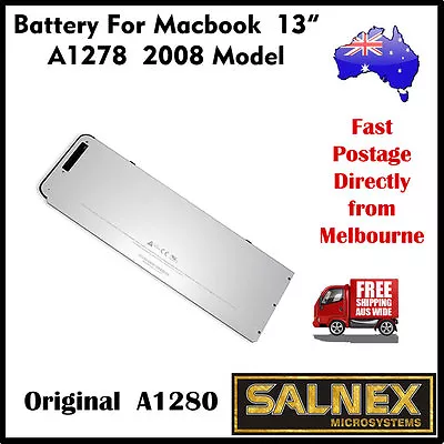 Genuine Battery A1280 For Apple MacBook Pro 13  A1278 -2008 Model Only • $89.95