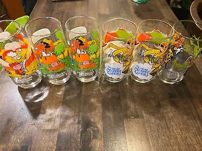 6x McDonald's Drink Glass Lot -  Camp Snoopy Collection - The Great Muppet Caper • $49.99