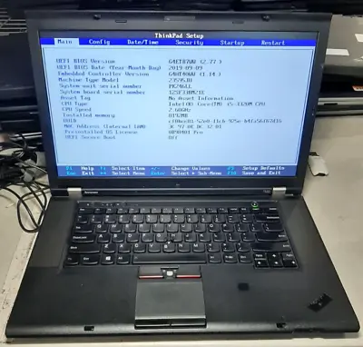 LENOVO THINKPAD T530 I5-3320M 2.60GHz 8GB RAM NO SSD/HDD/OS #97 • $52.79