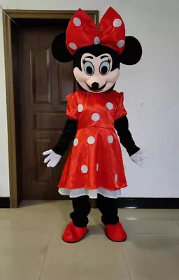 Minnie Mascot Costume Cosplay Party Fancy Dress Suits Adult Unisex Costume • $125.99