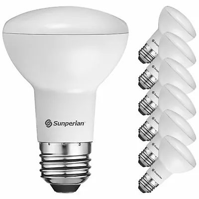 Sunperian 6 Pack BR20 LED Flood Bulb 6W 3000K Soft White 550lm Dimmable E26 • $25.95