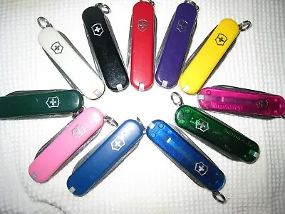 Swiss Army Pocket Knife Victorinox Classic Sd Mini Miniature Small Tiny Keychain • $7.95