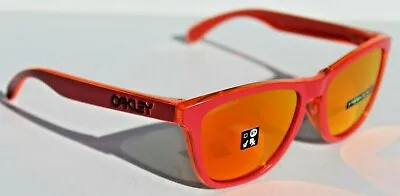 OAKLEY Frogskins ASIAN FIT Sunglasses Matte Red/Prizm Ruby NEW Grips Collection • $84.95