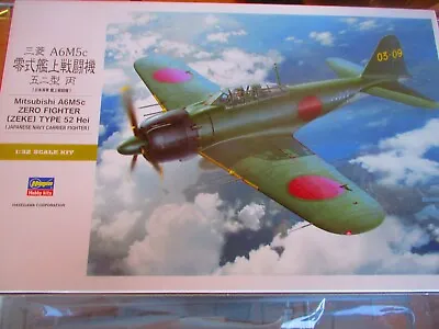 Hasegawa 08884 WWII Mitsubishi A6M5c Zero Fighter Zeke Type #52 1:32 JAPAN • $60