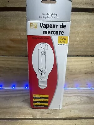 175W 120V Mercury Vapor Light Bulb Lamp Mogul Base 8000 Lumens • $38.95