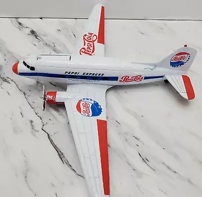 VINTAGE - Die Cast Plane Gift Bank - Golden Classic Special Edition PEPSI COLA • $19.95