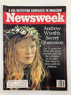 £9.44 • Buy VTG Newsweek Magazine August 18 1986 Andrew Wyeth's Secret Obsession