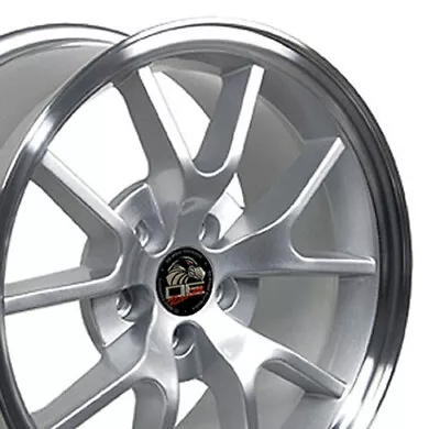 18x9 Silver Machined 3810 Rim Fits Ford Mustang FR500 Style Wheel • $139