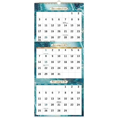 2024 Wall Calendar - 3-Month Display Vertical Calendar 2024 Dec 2023 - Jan 2... • $11.68