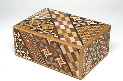 Hakone Parquet Secret Box 10 Times Japanese Puzzle Box 10steps F/S W/Tracking# • £66.08