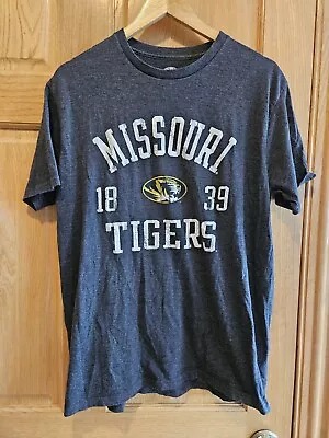 Pro Edge Apparel Missouri Tigers Mizzou Gray Gold Shirt Size Large T-Shirt • $11