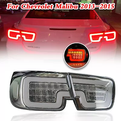 For Chevrolet Malibu LED Rear Lamp Assembly LED Tail Lights 13 14 15 Black MO • $225.01