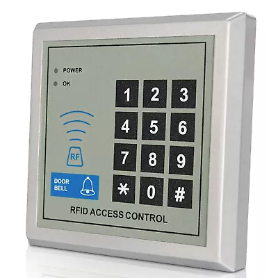 Electric Door Access Control System Kit Set RFID Keypad Magnetic Lock 10 Keyfob • £6.94