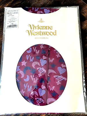 Vivienne Westwood Japan Pantyhose Stocking Tights StarHeartMoon 50denier SizeM-L • $51.80