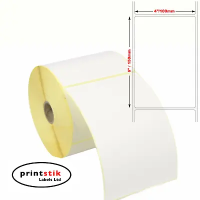 £3.25 • Buy Large Self Adhesive Sticky Labels 150mm X 100mm 6  X 4  Address Thermal White