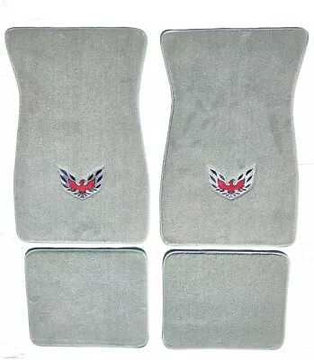 1979 10th Anniv. Firebird Trans Am Silver Carpet Floor Mats W/Logo Fits 1974-81 • $144.15