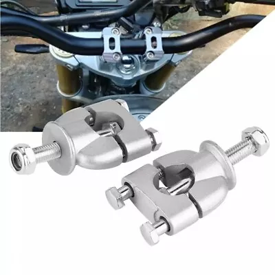 7/8'' Motorcycle Handlebar Riser Bar Mount Handle Clamp For Suzuki Honda Yamaha • $18.99