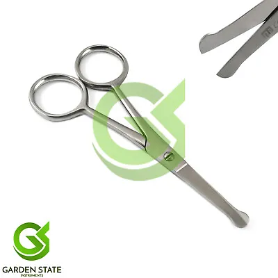 Mini Style Mustache Trimming Scissor Eyebrow Nose Ear Hair Remover Scissors New • $6.40