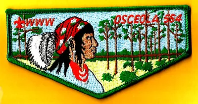 OA Lodge 564 OSCEOLA Ltgr Mgd'95 W552 Eckale Yakanen Southwest FL Boy Scout Flap • $7.99