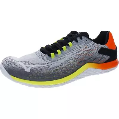 Mizuno Mens TF-01 Gray Fitness Running Shoes Sneakers 14 Medium (D) BHFO 9845 • $34.99