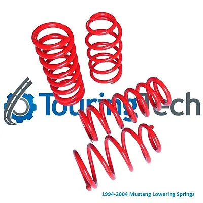 Touring Tech Performance Lowering Springs 79-04 Mustang 1.6 F/2.0 R • $139
