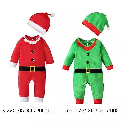 Baby Santa Claus Costume Long Sleeve Santa Claus Costume • £9.88