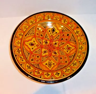 Moroccan Ceramic Plate Salad Pasta Bowl Serving Handmade Wall Hanging 11  Large • $30