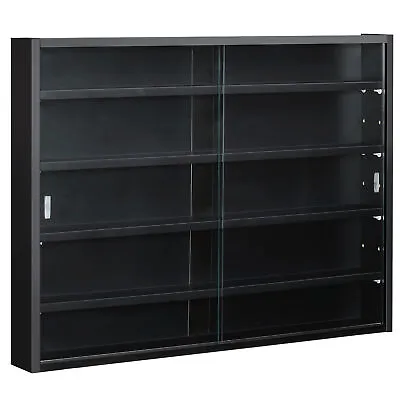 Collectibles Miniature Lego Display Case Wall Shelf Unit Cabinet With Glass Door • $67.59
