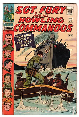 Sgt. Fury And His Howling Commandos #26 January 1966 Marvel Comics Fine • $15.95