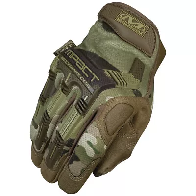 Mechanix Wear Mpact Gloves MPT Covert Black Coyote Multicam Woodland Camo • $30.99