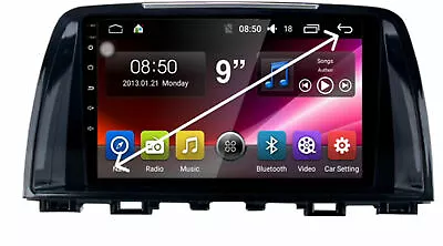 Mazda 6 2013+ Gps Android Auto Wireless Apple Carplay Camera  Bose Compatible • $317.05