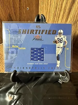 2003 Fleer Focus NFL Shirtified Silver 75 Jerseys 58/75 Marvin Harrison #NS-MH • $6