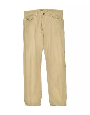 MURPHY & NYE Mens Straight Casual Trousers W38 L34 Beige PA06 • £14.56