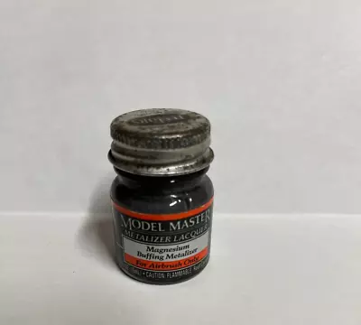 Testors Model Master Magnesium Buffing Metalizer Lacquer 0.5 Oz. • $4.99