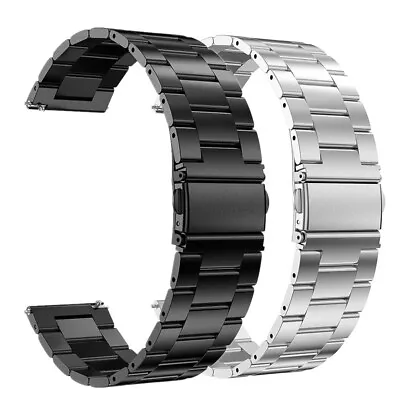 Quick Fit 20mm 22mm Stainless Steel Link Bracelet Wristband Watch Band Strap • $14.99