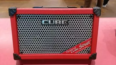 Roland Cube Street Red Battery Powered Stereo Combo Amplifier Used JPN Working • $655.59