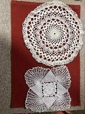 Vintage Hand Crocheted Doilies • $0.99