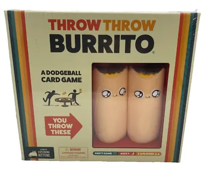 Exploding Kittens Throw Throw Burrito-A Dodgeball Card Game NEW • $34.50