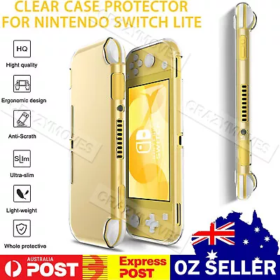 For Nintendo Switch Lite Protective Clear Case Cover TPU Soft Shockproof VIC • $7.53