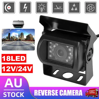 4Pin Reverse Camera Car Rear View CCD 12V-24V Auto Truck Trailer IR Night Vision • $25.89
