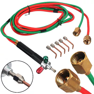 Jewelry Jewelers Micro Mini Gas Little Torch Welding Soldering Kit With 5 Tips • $29