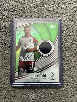 2024 Topps UEFA Club Competitions Flagship Joshua Kimmich Bayern Worn Patch /199 • £0.99
