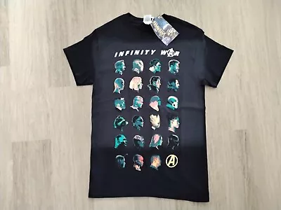 NEW Marvel Avengers Infinity War Licensed Cotton Tee Shirt Size S • £10