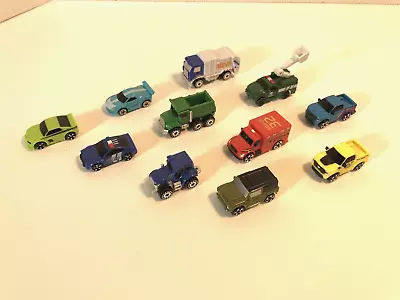 Hasbro Micro Machines Super Van City Lot Of 11 Loose Car Truck Toy Vehicle Minis • $24.99