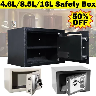 £27.34 • Buy Security Box Digital Deposit Money Cash Jewelry Gun Home Safety Secure Locker UK