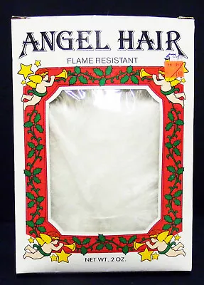 Vintage Spunglass Flame Resistant Angel Hair 2 Oz. National Tinsel New Old Stock • $15