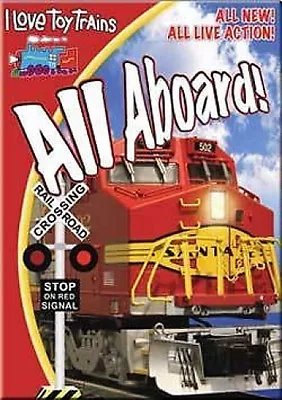 I Love Toy Trains All Aboard! DVD Model Railroads Kids • $15.95